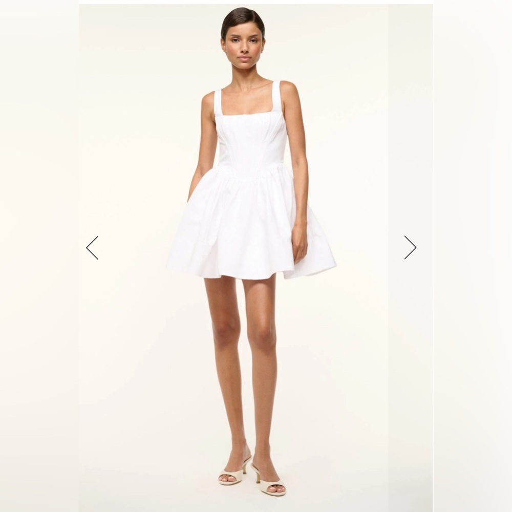 Staud Landscape Dress White
